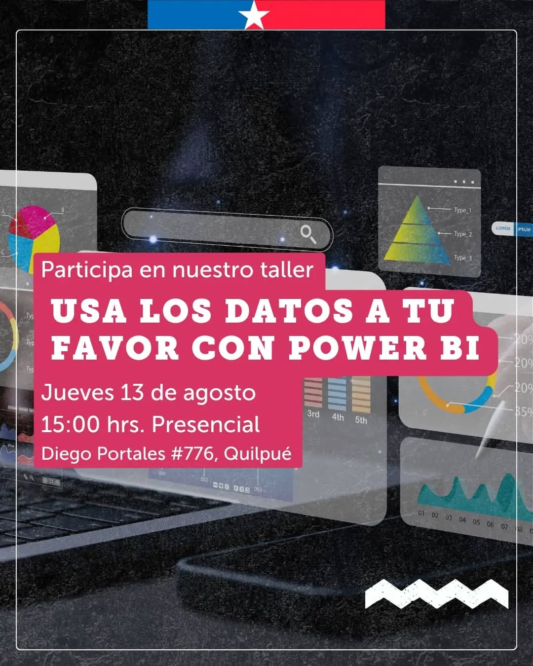 RECUERDA participar mañana en  el Taller gratuito de Power BI
Invitan: Centro de Negocios Sercotec Marga Marga y Cámara Comercio, Industria y Comercio de Quilpué.

📅 Mañana jueves 13 de agosto

⏰ Hora: 15:00 hrs.

📍 Lugar: Diego Portales 776, Quilpué

💻 Requisitos:
Tener conocimientos básicos de Excel.

Si traes tu computador personal, debes contar con Power BI previamente instalado.

⚠️ ¡CUPOS LIMITADOS!
Para garantizar un aprendizaje personalizado y práctico, las vacantes son estrictamente limitadas. ¡No te quedes fuera!

📲 LLámanos o escríbenos por tu cupo!!!
☎️ Teléfono fijo: 32 2910810

💬 WhatsApp: +56 9 6345 2592
#comercioquilpue #tallergratuito #QuilpueChile #comerciolocal
